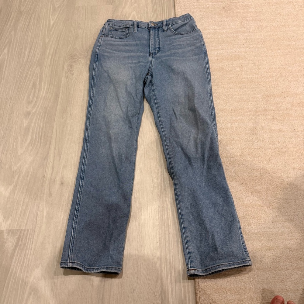 Madewell High Rise Stovepipe Jean Size 29